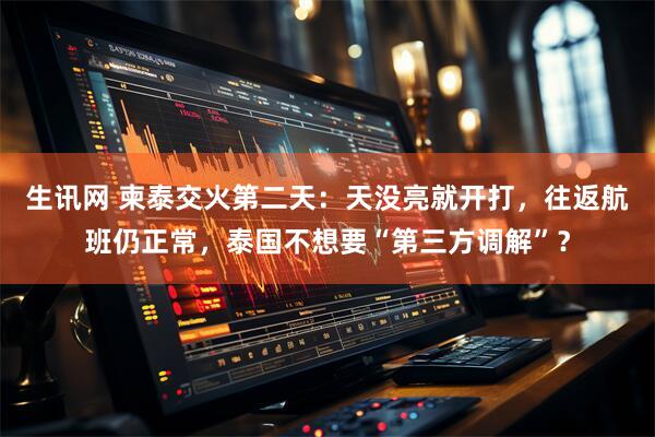 生讯网 柬泰交火第二天：天没亮就开打，往返航班仍正常，泰国不想要“第三方调解”？